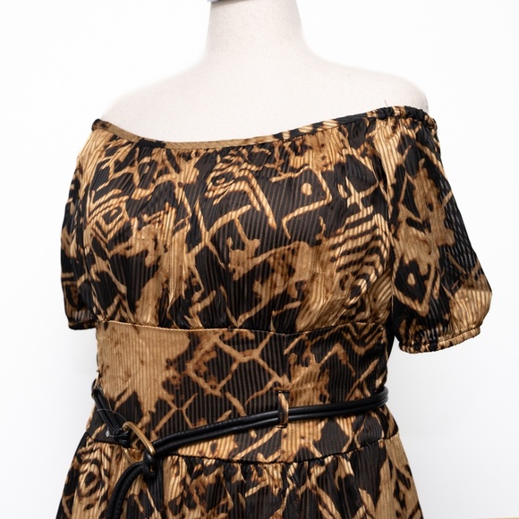 Donna Karan New York - Off-The-Shoulder Midi Dress - Picture 15 of 15